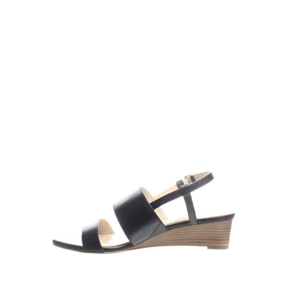 Cole Haan Womens Annabel Black Leather Slingbacks Size 10 Medium (B, M) - Picture 3 of 4